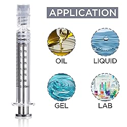 Bitomic 2.25ML Borosilicate Glass Syringe with