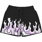 Rvscxam Mens Basketball Athletic Shorts Casual Streetwear Graphic Short Pants