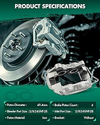 SCITOO Front Right Brake Caliper Without Bracket