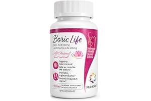 NutraBlast Boric Acid Vaginal Suppositories - 100% Pure Made in USA - Boric Life Intimate Health Support (14 Count)