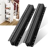 NECILO 800mm Bottom Mount Concealed Drawer Runners 120 kg Full Extension view 1