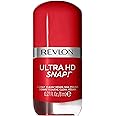 REVLON Ultra HD Snap Nail Color, Natural Rich Glossy Polish, 100% Vegan Formula, No Base or Top Coat Needed, 030 Cherry On Top, 0.27 fl oz