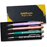 InnoBeta Esthetician Gifts, Ballpoint Pen Set of 4, Gift Ideas for on Birthday, Christmas, Thanksgiving Day