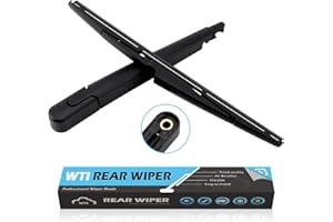 WTI Rear Wiper Arm Blade Set Compatible With Hyundai Santa Fe 2013-2017 SUV Rear Windshield Window Wiper Kits Assembly New Replacement Accessories Parts Fit 98811B8000