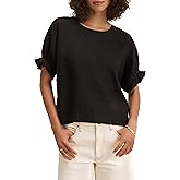 Velvet by Graham & Spencer Women's Emily Woven Linen Top
