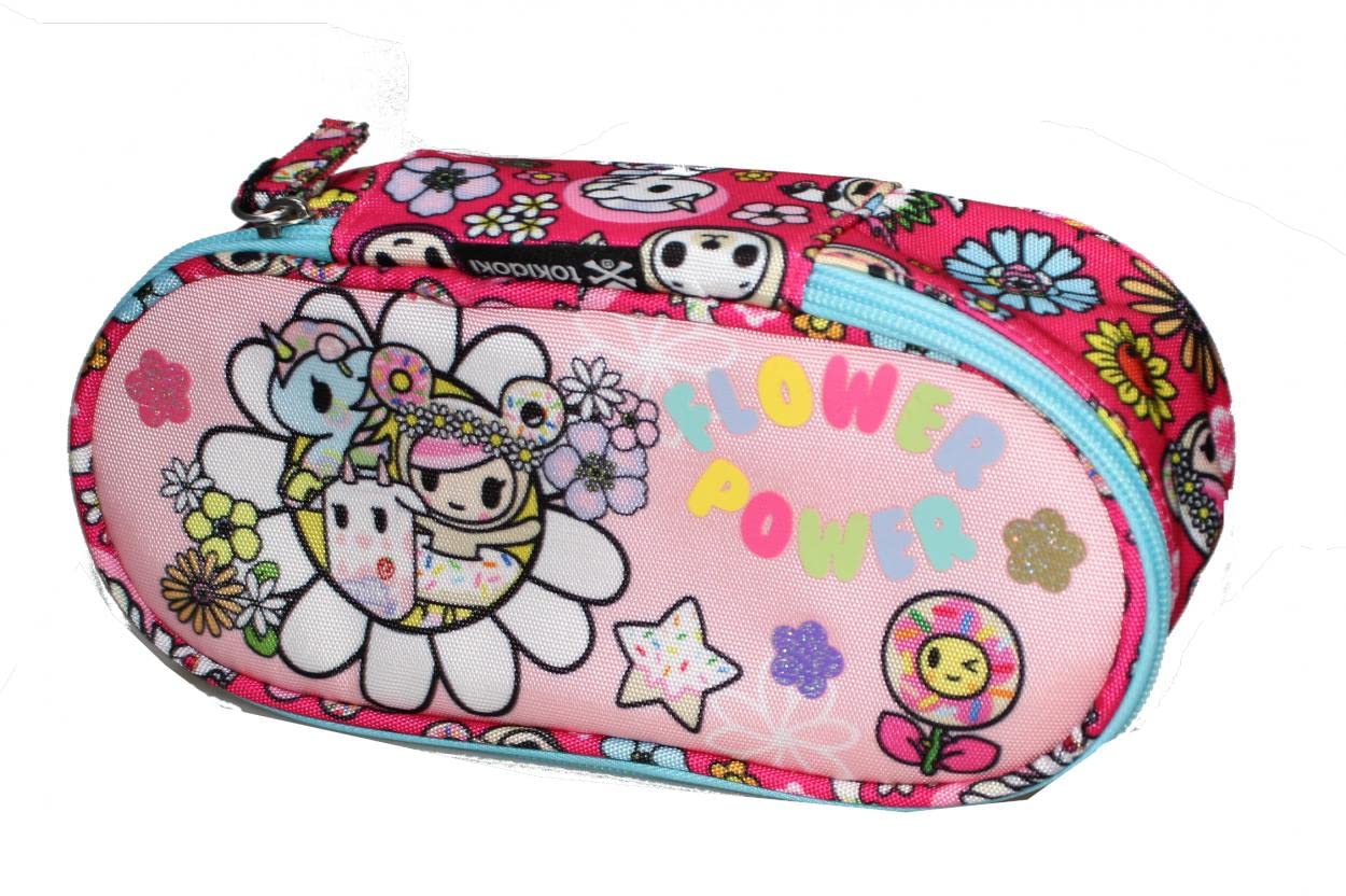 Panini Tokidoki Oval Pencil Case Pink New 2021 2022