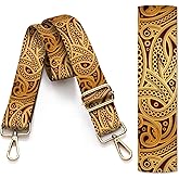AIOGPD Purse Strap Replacement Crossbody, 3.8cm Wide Shoulder Strap Adjustable Replacement Belt Gold Buckle