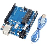 AYWHP 1 PCS R3 Development Board, Single Board with ATmega328P Chip 2 KB 1 KB EEPROM, Microcontroller with USB Cable Compatible with Ar-duino uno