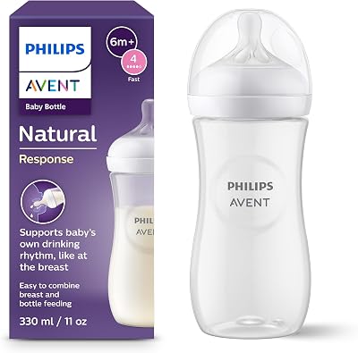 Philips Avent Natural Response Baby Bottle 330ml SCY906/01 BPA Free