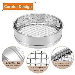 PATIKIL 5 Mesh Lab Sieve, 8" Diameter Test Sieve