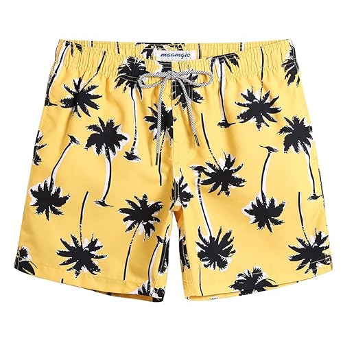 maamgic Mens Slim Fit Swim Shorts Swim Trunks inch Quick Dry