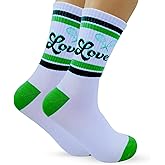 Twerp Performance Tennis Socks - Novelty Athletic Socks - Crew Socks for Tennis