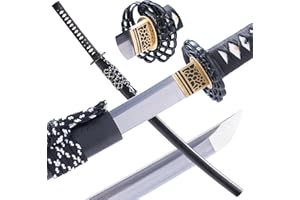 T10 Steel Clay Tempering Cold Steel Japanese Katana Sharp Sword for Training