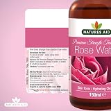 Natures Aid Rose Water 150ml - Premium Strength Natural Skincare Tonic Vegan view 5
