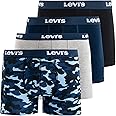 Levi's Mens Boxer Briefs Breathable Stretch Underwear 4 Pack
