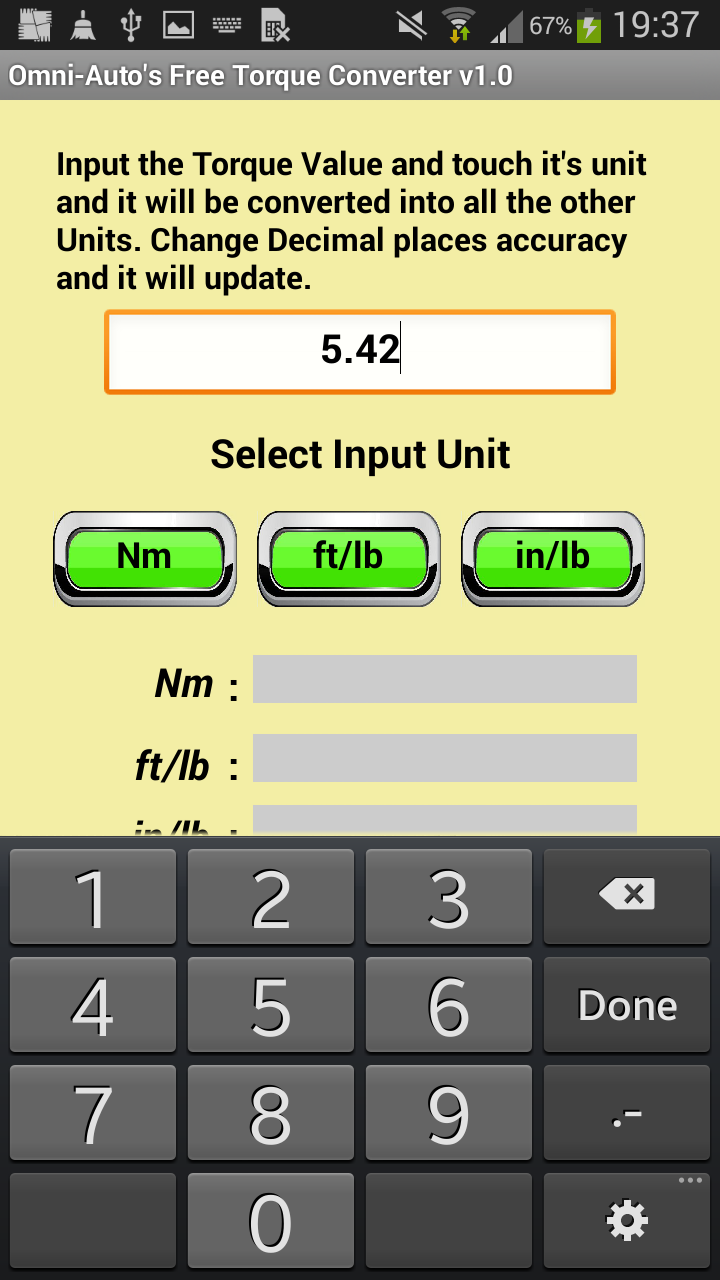 Torque Converter for Android