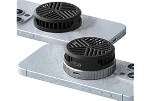 Hagibis Magnetic Cell Phone Cooler Ultrathin Cooling Fan Portable Lightweight Mobile Phone Radiator for iPhone 16 15 Pro Max,