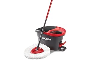 O-Cedar EasyWring Microfiber Spin Mop and Bucket Floor Cleaning System