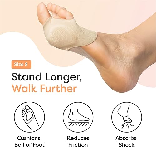 ZenToes Metatarsal Pads for Men and Women Ball of Foot Pain Relief  Cushions for Sesamoiditis, Metatarsalgia,