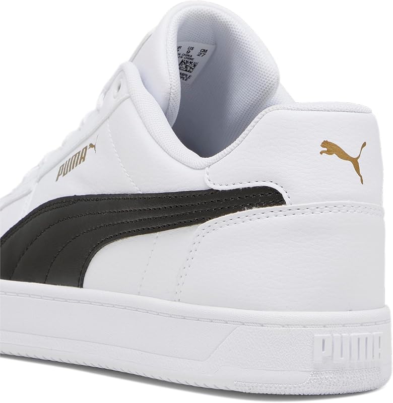 Caven 2.0, Zapatillas Unisex adulto, Puma White-Puma Black-Gold, 42 EU — foto 5 de 8