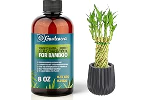 GARDENERA 𝐏𝐑𝐄𝐌𝐈𝐔𝐌 Liquid Silica Plant Supplement - 8oz (250mL) - Bamboo Plants Liquid Silica Boost Fertilizer - Stronger Stems & Healthy Leaves for Indoor & Outdoor Bamboo Plants (Makes 45 Gallons)