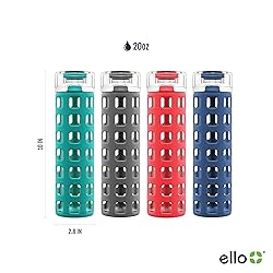 Ello Syndicate 20oz Reusable Glass Water Bottle