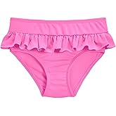 City Threads Made in USA Girls' Swimwear Ruffle Swim Briefs Bikini Bottoms Beachwear Swimming Suit