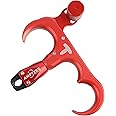 AMEYXGS Archery Bow Release for Compound Bows,Durable Aluminum 360° Rotate Caliper Thumb Release 3 Finger Release