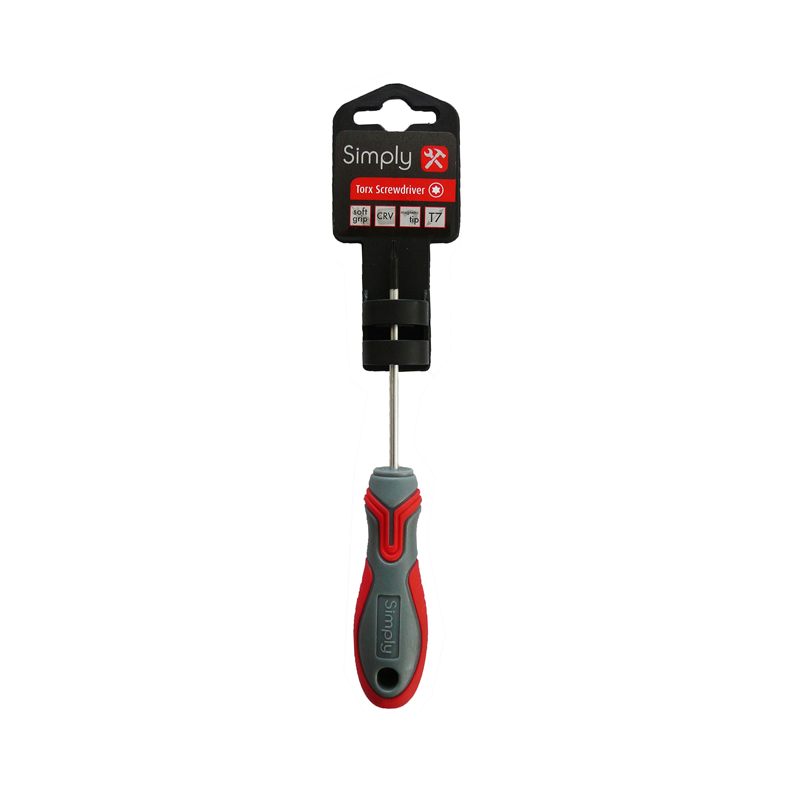 Simply Tools TORX07 T7 Torx Headed Screwdriver with greater strength and durability extra grip on the screws head