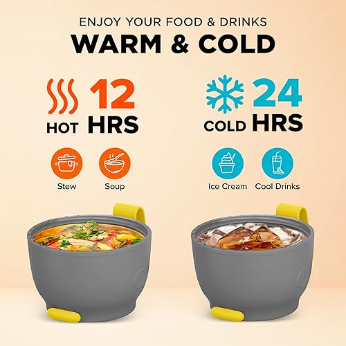 Vacuum Insulated Thermo Soup Container ENERGIFY Vacuum Insulated