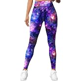 HIVICHI Printed Leggings for Women Pattern High Waisted Running Yoga Pants | Graphic print, cute colorful crazy pattern, high waisted leggings, workout athletic gym running yoga pants
