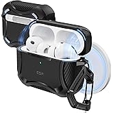 ESR for AirPods Pro 3 Case (2025), Compatible with Airpods Pro 3rd Generation Case (USB-C Cable), Magnetic Lid, MagSafe Ready, Powerful Drop Protection, Cyber Series, Black