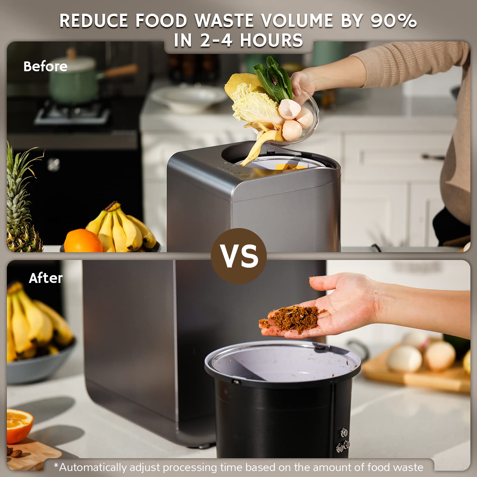 Airthereal Replacement Activated Carbon Filters for Revive R500 Electric Kitchen Waste Composter [2-Pack]