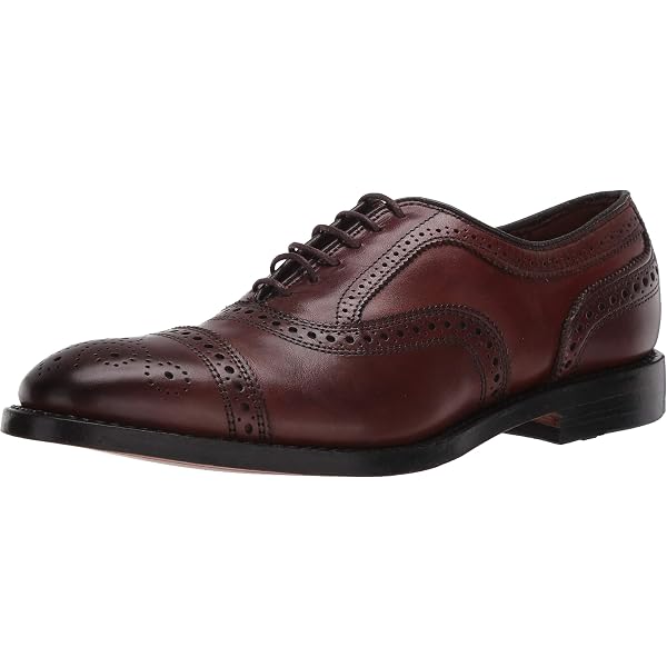 Chaussures Allen Edmonds Strand Oxford En Cuir Noir - Taille 11 EEE, Occasion Excellent état
