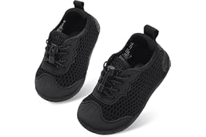 BARERUN Toddler Water Shoes Barefoot Kids Water Shoes Boys Girls Aqua Socks Quick-Dry Breathable Toddler Sandals Slip on Indoor Outdoor Walking Shoes for Beach Swim Pool