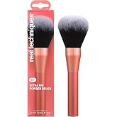 Real Techniques Extra Big Powder Brush for Makeup, 1 Count | Setting powder brush for all-over setting and blending with loose or pressed powder; soft bristles for sensitive skin