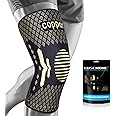 Lusenone Copper Knee Braces for Knee Pain Women & Men - Best Knee Compression Sleeve for Arthritis, ACL, Meniscus Tear, Joint Pain Relief, Best knee Support for Running,Weightlifting,Working Out