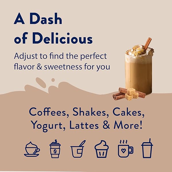 JORDAN’S SKINNY MIXES SYRUPS SUGAR FREE COFFEE SYRUP, BROWN SUGAR CINNAMON FLAVOR DRINK MIX, ZERO CALORIE FLAVORING FOR LATTE, PROTEIN SHAKE, FOOD AND MORE, GLUTEN FREE, KETO FRIENDLY, 25.4 FL OZ, 1 PACK