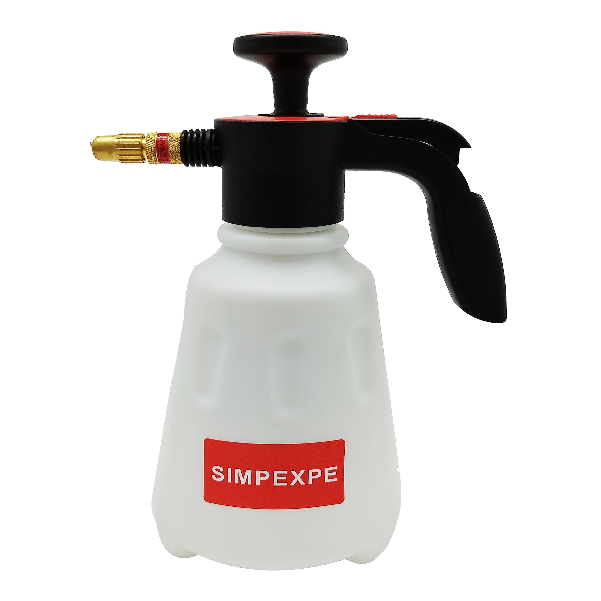 Photo 1 of SIMPEXPE Handheld Garden Pump Sprayer? Lawn & Garden Pressure Water Spray Bottle with Adjustable Brass Nozzle for Plants and Other Cleaning Solutions 0.5 Gal 2L Gold