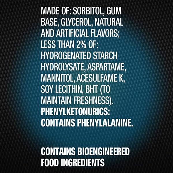 5 GUM WINTERMINT ASCENT SUGAR FREE CHEWING GUM BULK, 15 STICK BOX (PACK OF 10)