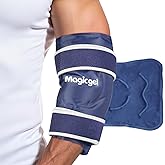 Magic Gel Elbow Ice Pack Wrap - Reusable and Adjustable Arm Sleeve for Cold Compression - Pitchers Tennis Players Baseball Players Men Women - Easy to Freeze