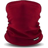 Havccdi Kids Winter Neck Warmer, Fleece Neck Gaiter Ski Mask for Boys Girls Windproof Face Covering Scarf for Cold Weather