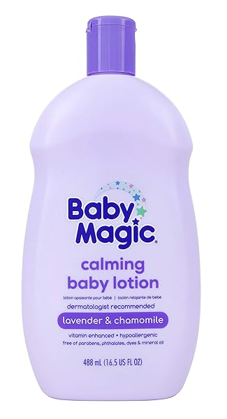 BABY MAGIC CALMING BODY LOTION, LULLABY SCENT, LAVENDER & CHAMOMILE, LAVENDER, 16.5 FL.OZ