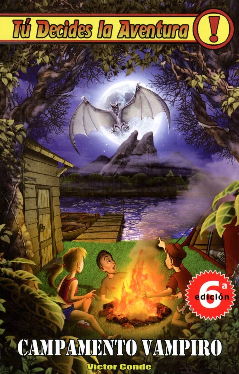 Portada de Campamento Vampiro, Tú Decides la Aventura, Edición 1