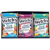 Welch's Fruit Snacks, Bulk Variety Pack with Mixed Fruit, Superfruit Mix, Island Fruits, Gluten Free, Bulk Pack, 2.25 oz (Pack of 16)