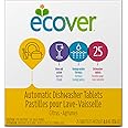 Ecover Automatic Dishwasher Soap Tablets, Citrus, 25 Count
