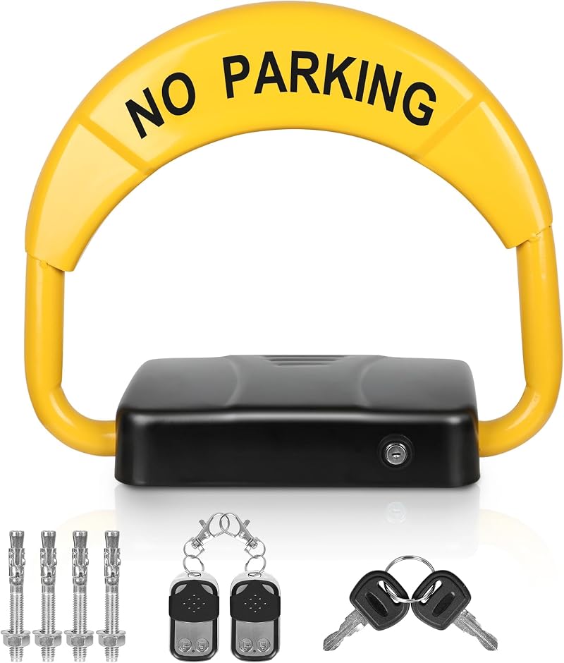 Automatic Parking Barrier 30M Remote Control Yellow