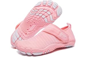 Racqua Boy's Girl's Kids Toddler Water Shoes Quick Dry Barefoot Lightweight Pool Swim Beach Sport Aqua Shoes(Toddler/Little Kid/Big Kid)