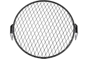 500 headlight grill + Headlight Cover Motorcycle Round Guard Grille Kit 6.5 Inch Motorbike Headlamp Protector Mask for Cruise