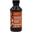 LorAnn Oils Hazelnut Bakery Emulsion: True Essence, Ideal for Boosting Fruit Tones in Cakes, Cookies & Desserts, Gluten-Free, Keto-Friendly, Extract Substitute Essential for Your Kitchen, 4 Oz